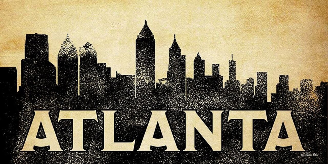 Atlanta Skyline Poster Print by Susan Ball - Item # VARPDXSB693
